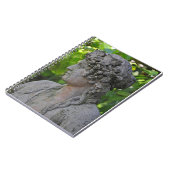 Goddess-Statue im Garten Notizblock (Linke Seite)