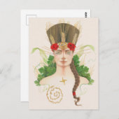 Goddess Tailtiu Postkarte (Vorne/Hinten)