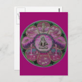 Goddess Tara Mandala Postcard Postkarte (Vorne/Hinten)