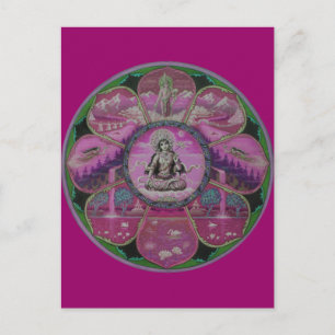 Goddess Tara Mandala Postcard Postkarte