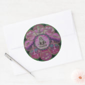 Goddess Tara Mandala Runder Aufkleber (Umschlag)