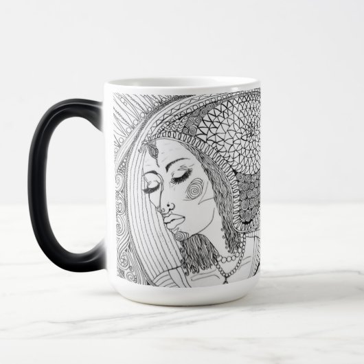 Goddess-Tasse Verwandlungstasse (Links)