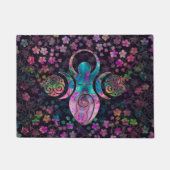 Goddess Triple Moon mit Triskele Fußmatte (Vorderseite)