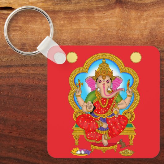 Goddess Vinayaki Keychain Schlüsselanhänger (Vorderseite)