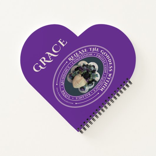 Goddess Wisdom-Notebook Notizblock (Rückseite)