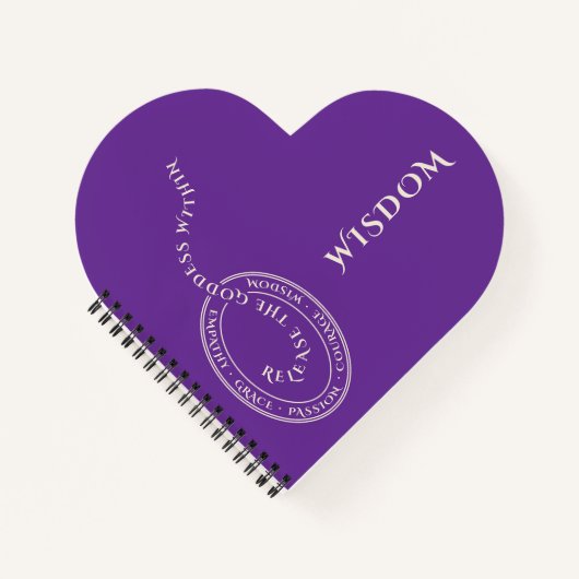 Goddess Wisdom-Notebook Notizblock (Vorderseite)