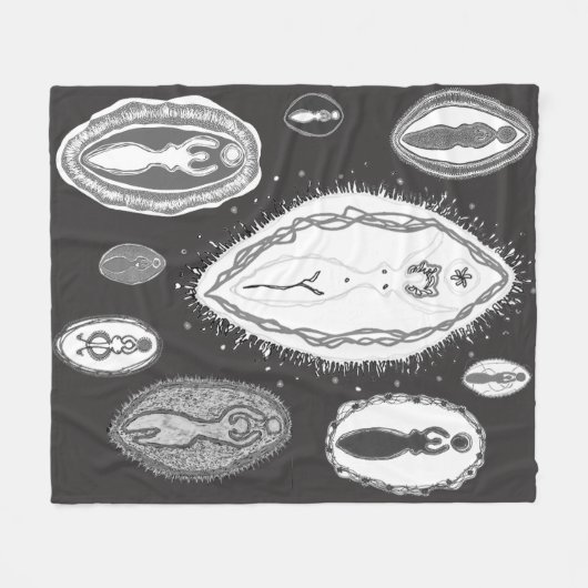 Goddess Yoni Gallery Fleecedecke (Vorderseite (Horizontal))