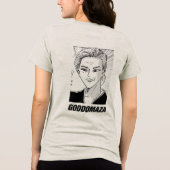 GODDOMAZA CLASSIC STIL Tri-Blend SHIRT (Rückseite)