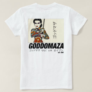 GODDOMAZA EST. 1985 FRAUEN WHITE T-SHIRT