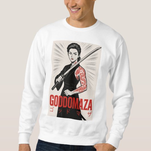GODDOMAZA KATANA GANGSTER SWEATSHIRT (Vorderseite)