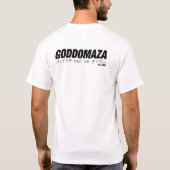 GODDOMAZA OSTEN. 1985 FARBIERTES MÄNNERWEISSES T-S T-Shirt (Rückseite)