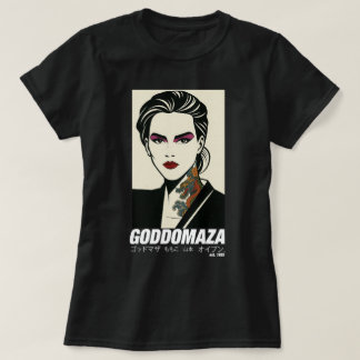 GODDOMAZA OSTEN. 1985 PT. 2 FRAUEN SCHWARZES T-SHI T-Shirt