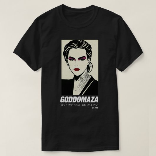 GODDOMAZA OSTEN. 1985 PT. 5 SCHWARZES T-SHIRT (Design vorne)