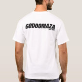 GODDOMAZA SAMURAI BW POSTER T-Shirt (Rückseite)