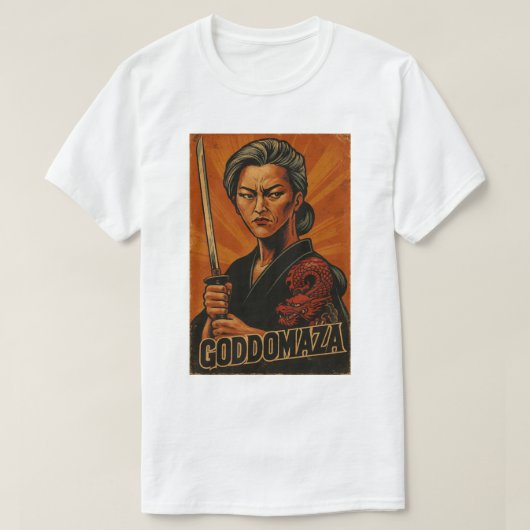 GODDOMAZA SAMURAI FILM POSTER 3 T-SHIRT (Design vorne)