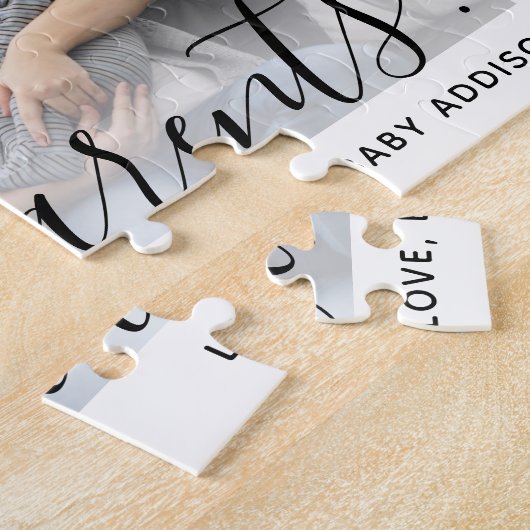 Godelets Vorschlag Simple Modern Script Foto Puzzle (Seite)