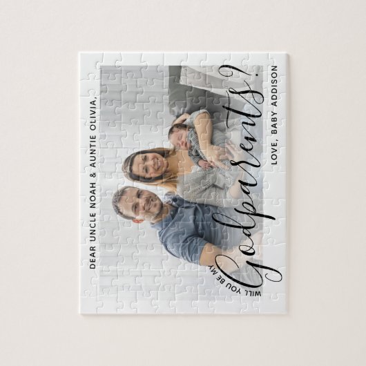 Godelets Vorschlag Simple Modern Script Foto Puzzle (Vertikal)