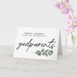 Godeltern Geschenk Danke, dass du meine Eltern bis Karte