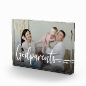 Godeltern Modernes Foto Keepake (Rechts)