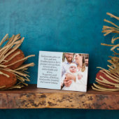 Godeltern und Godchild Custom Plaque mit Easel Fotoplatte (Seite)