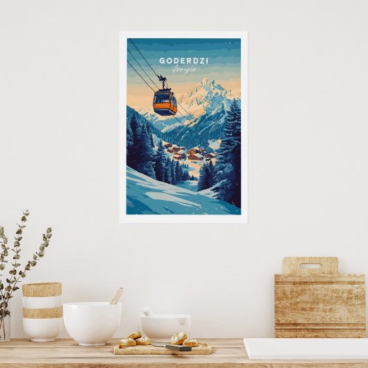 Goderdzi Print Georgien 1 Poster (Küche)