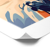 Goderdzi Ski Print 1 Poster (Ecke)
