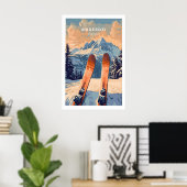 Goderdzi Ski Print 1 Poster (Heimbüro)