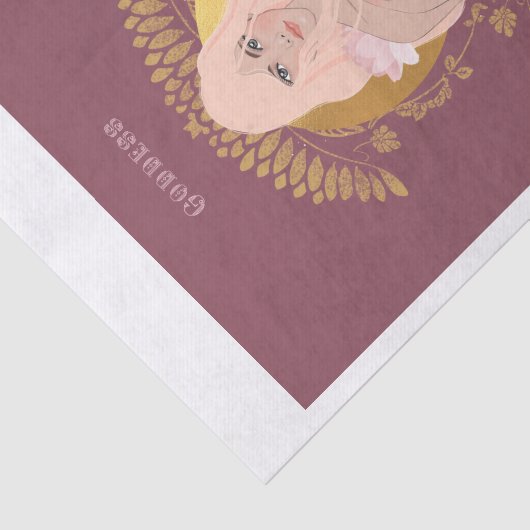 Godess Aphrodite Dekodierung Seidenpapier (Ausschnitt)