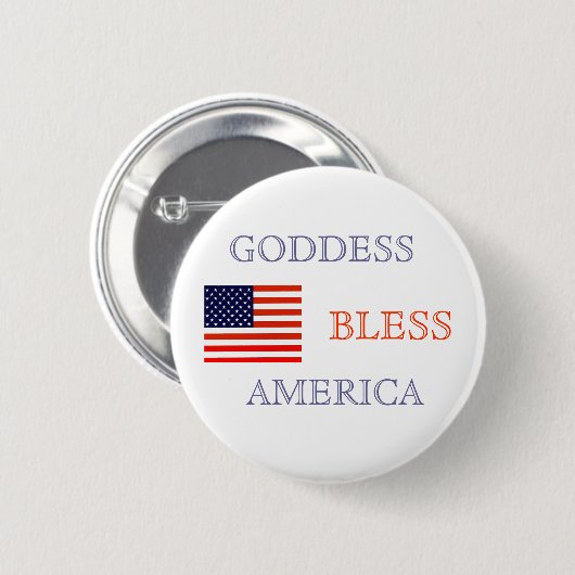 GODESS BLESS AMERICA BUTTON (Vorne & Hinten)