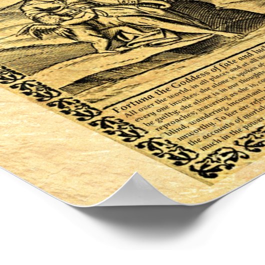 GODESS FORTUNA POSTER (Ecke)