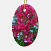 Godetia und Lobelia-Geschenke Keramikornament (Links)