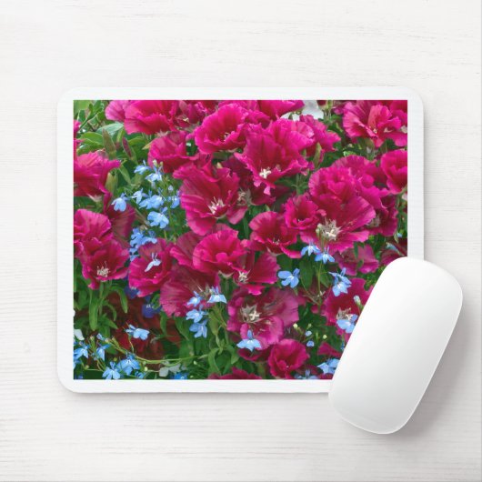 Godetia und Lobelia-Geschenke Mousepad (Mit Mouse)