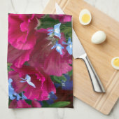 Godetia und Lobelia Handtuch (Viertel Falte)