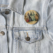 Godeys Damen-Buch-viktorianische Mode-Platte Button (Beispiel)