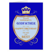 Godfather Birthday with Shield (Vorne)