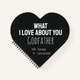 Godfather Gifts Cute Unique Cool Modern Trendy Notizblock