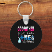 Godfather In A Winter Onederland Bday Girl Sweet S Schlüsselanhänger (Vorderseite)