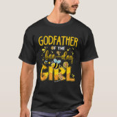 Godfather of the Bee Day Girl Sunflower Matching P T-Shirt (Vorderseite)