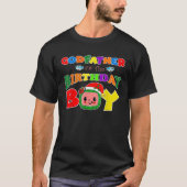 Godfather Of The Birthday Boy Funny Melon Family M T-Shirt (Vorderseite)