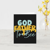 Godfather To Bee Father's Day New God Father Karte (Gelbe Blume)