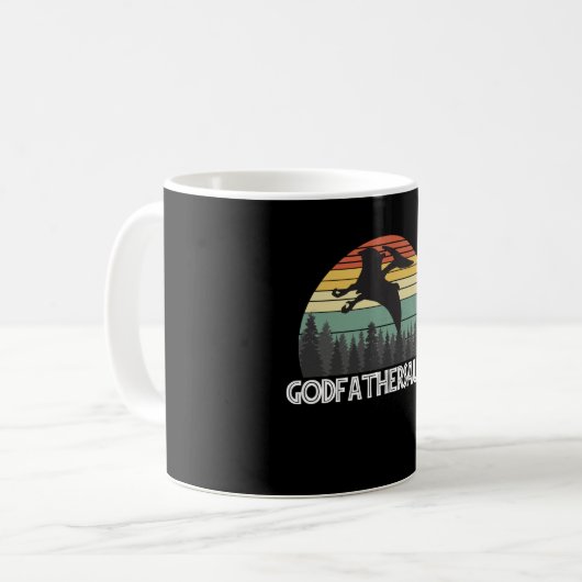 GODFATHERSAURUS GODVATHER SAURUS GODVWETHER KAFFEETASSE (Vorderseite Links)