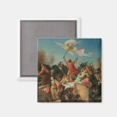 Godfrey de Bouillon, französischer Kreuzfahrer Magnet (Vorderseite/Rückseite)