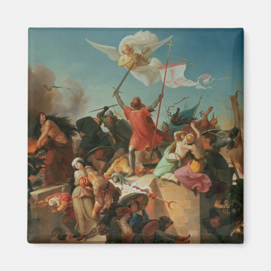 Godfrey de Bouillon, französischer Kreuzfahrer Magnet (Vorne)