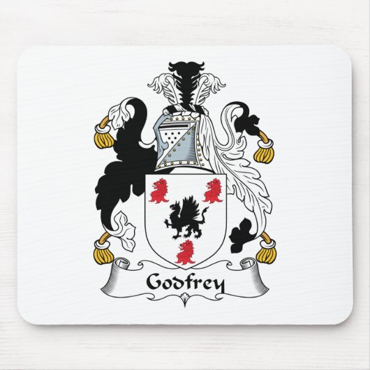 Godfrey-Familienwappen Mousepad (Vorne)