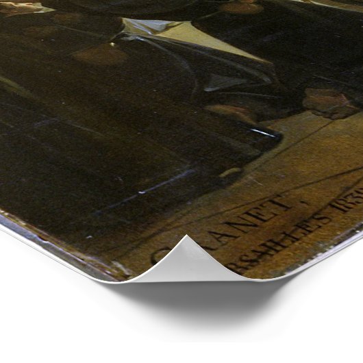 Godfrey of Bouillon Depositing the Trophies Poster (Ecke)