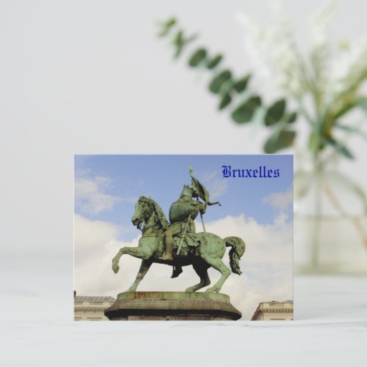 Godfrey von Bouillon Postkarte (Stehend Vorderseite)