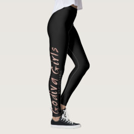 Godiva Mädchen-Gamaschen-Schwarzes Leggings