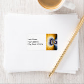 Godless - Fraktal Adressaufkleber (Insitu)