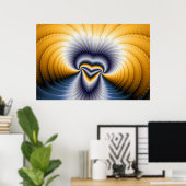 Godless - Fraktal Poster (Heimbüro)