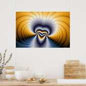 Godless - Fraktal Poster (Küche)